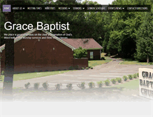 Tablet Screenshot of gracebaptistchurchbartlett.com